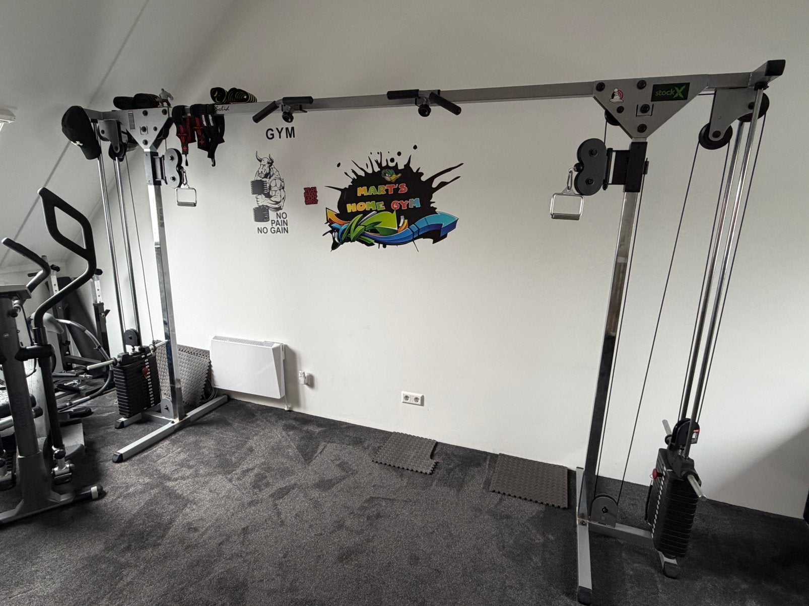 Bodysolid cablecross zgan, Ophalen, Benen, Krachtstation, Zo goed als nieuw