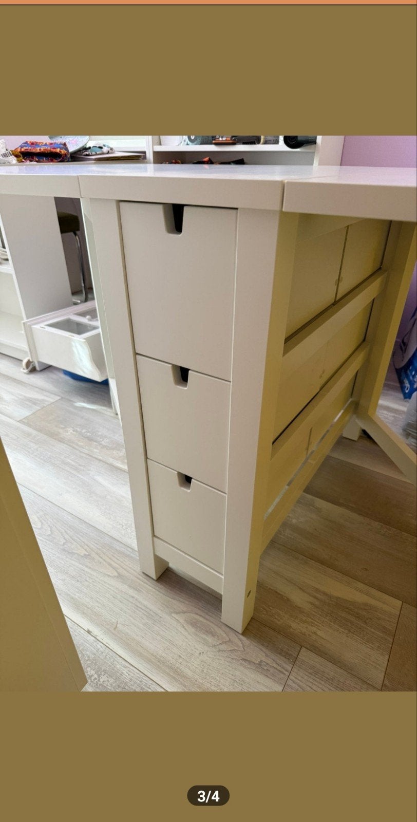 IKEA Norden Klaptafel - Wit, Compact en Praktisch, Modern, Scandinavisch, Zo goed als nieuw, 150 tot 200 cm, Vier personen