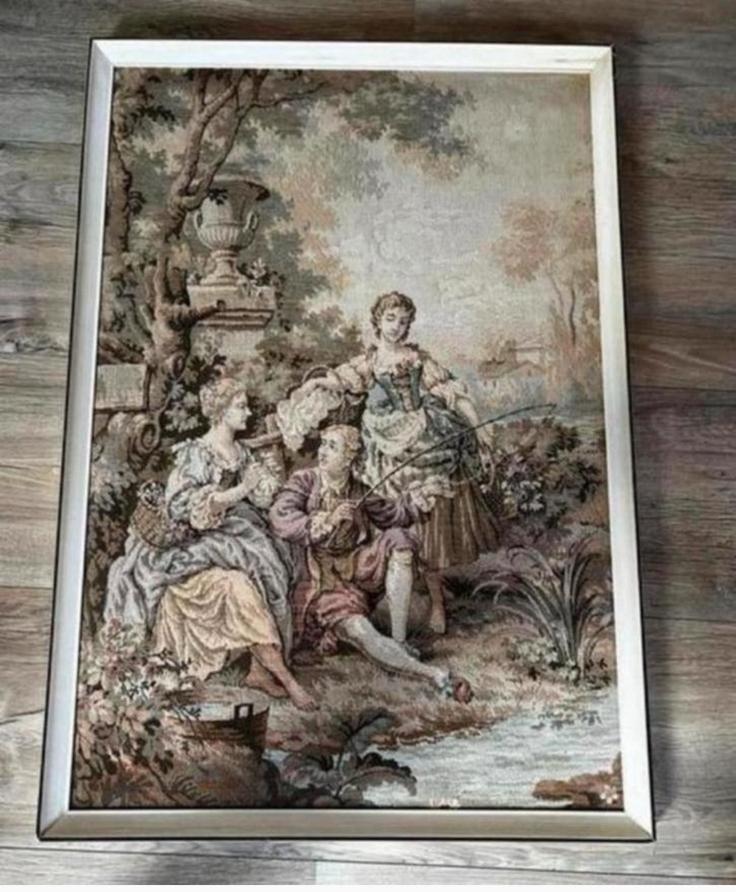 Gobelin wandkleed ca. 1900, Antiek en Kunst, Antiek | Kleden en Textiel, Ophalen