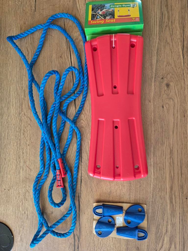 Jungle Gym Schommelzitje met touw en bevestiging, Ophalen, Nieuw, Schommel