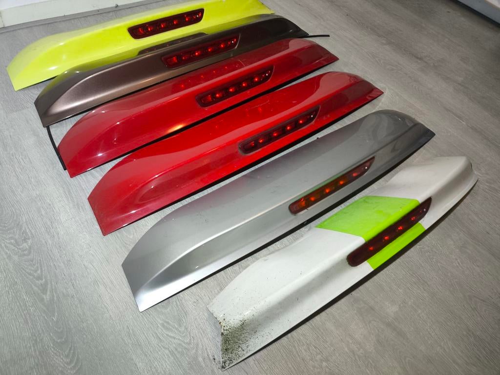 Spoiler Citroen c1 Peugeot 108 Aygo 2015-2022 rood wit grijs, Ophalen of Verzenden, Peugeot