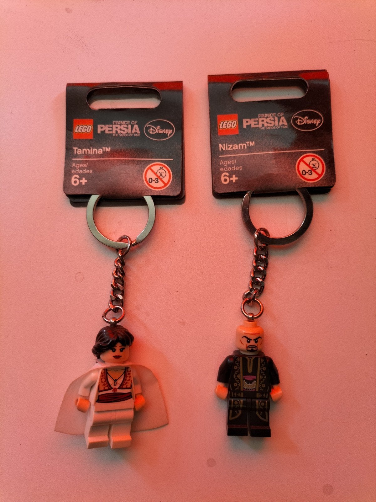 Lego Prince of Persia sleutelhangers Tamina en Nizam, Ophalen of Verzenden, Nieuw, Knuffel of Figuurtje