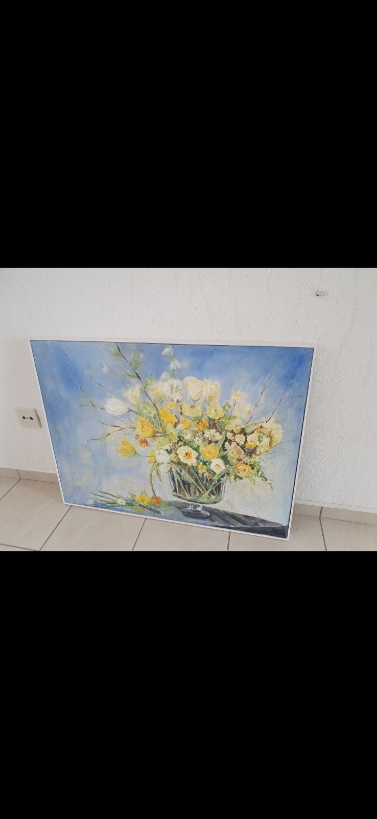 Schilderij (61 bij 81 cm), Antiek en Kunst, Ophalen