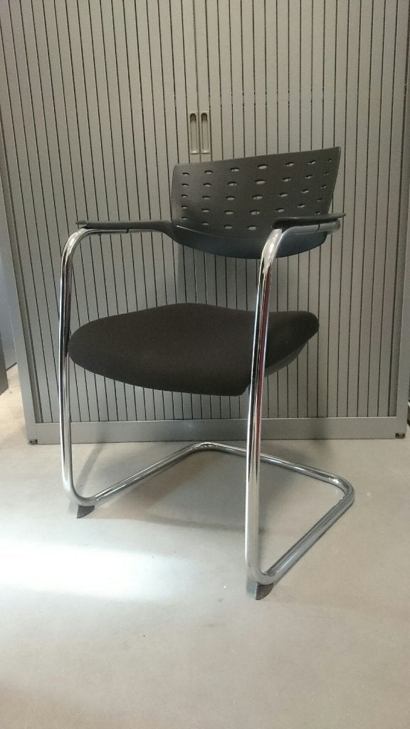 Slede /conferentie stoelen, Ophalen, Gebruikt, -, Zwart