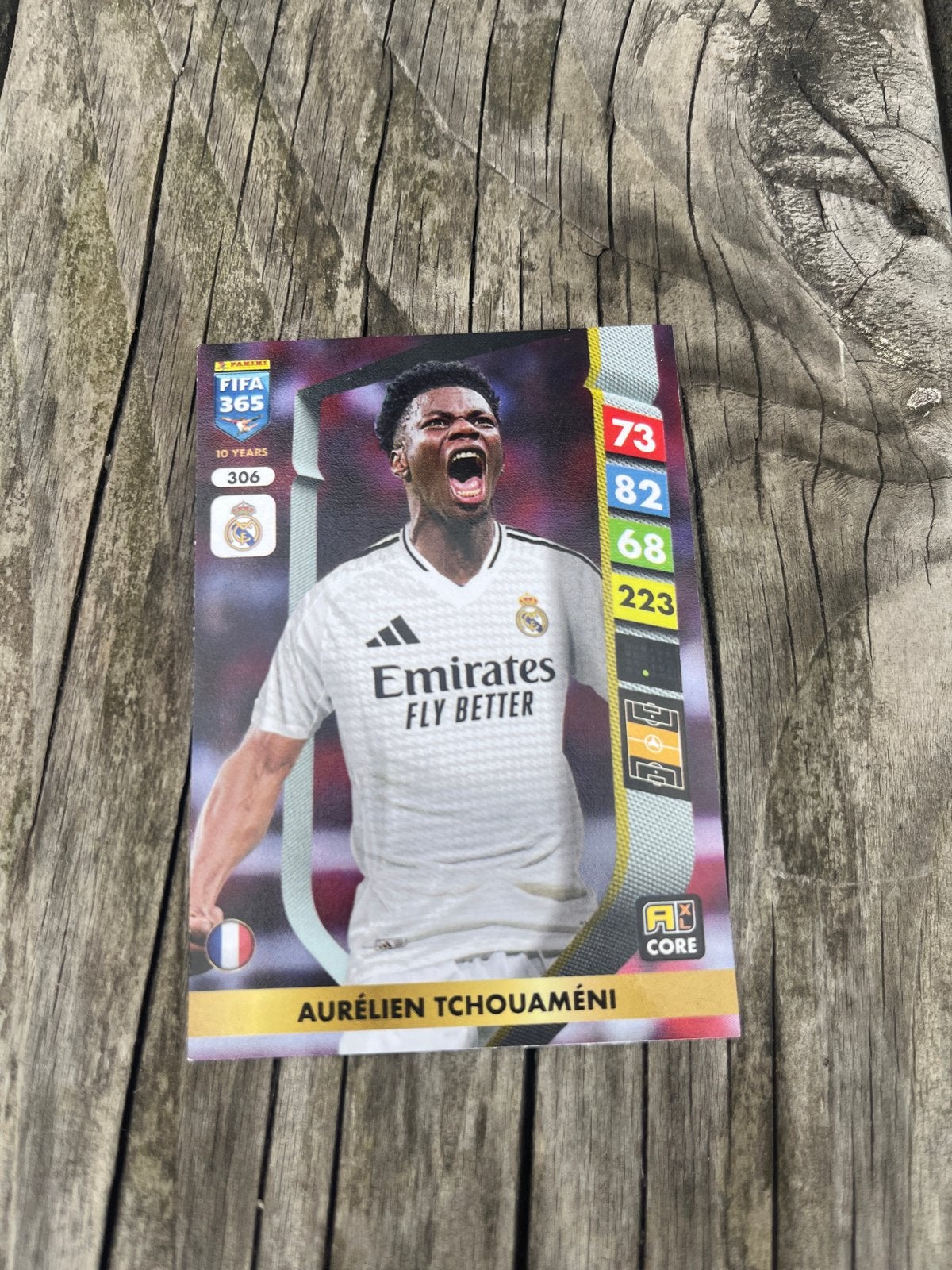 Panini FIFA 365 Adrenalyn XL 2023 Aurélien Tchouaméni, Ophalen of Verzenden, Zo goed als nieuw, Buitenlandse clubs, Spelerskaart