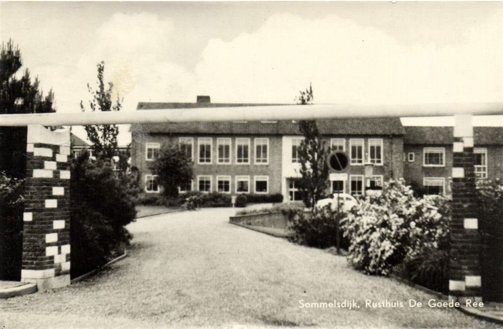 Sommelsdijk, Rusthuis De Goede Ree - 1965 gelopen, Ophalen of Verzenden, 1960 tot 1980, Gelopen, Zuid-Holland