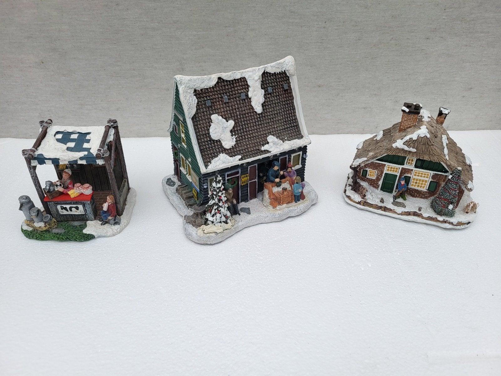 Kerstdorp items Luville Milk & Cream boerderij Klompenmakeri, Diversen, Ophalen of Verzenden, Gebruikt