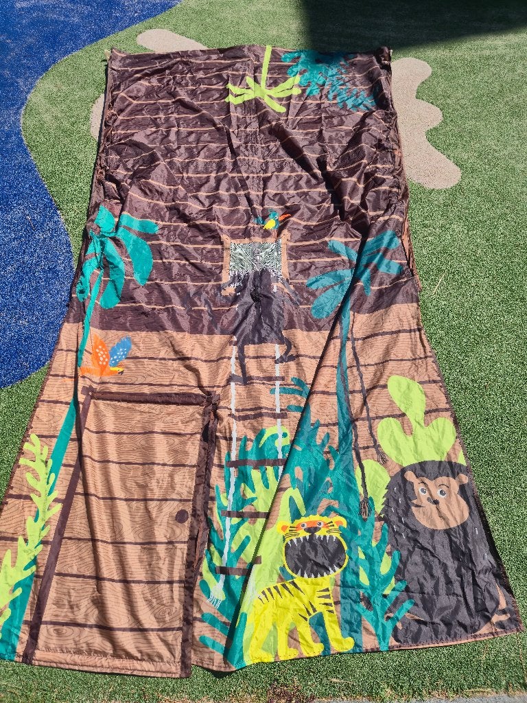 Ikea Kura Jungle bedtent, Kinderen en Baby's, Kinderkamer | Bedden, Ophalen, Gebruikt, 160 tot 180 cm, 85 tot 100 cm
