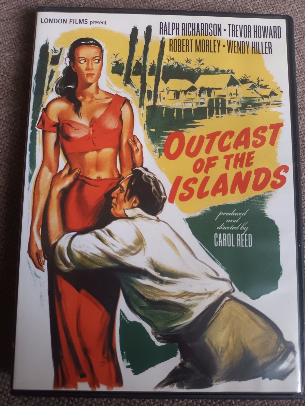 Outcast of the Islands - Carol Reed - Kino lorber ZELDZAAM, Engels, Engels, Inclusief doosje, Ophalen of Verzenden