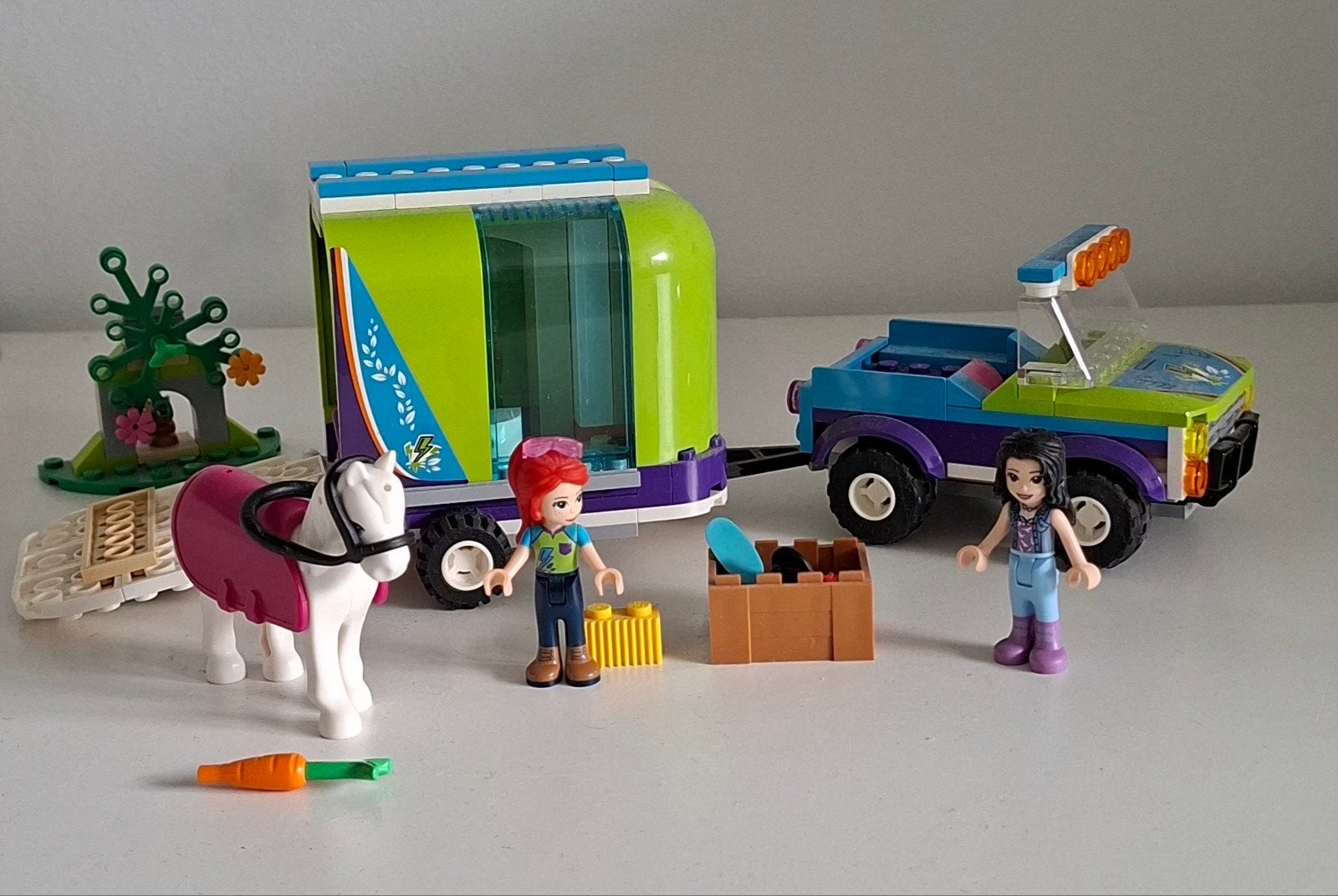 LEGO Friends 41371 Mia's Paardentrailer, Ophalen of Verzenden, Zo goed als nieuw