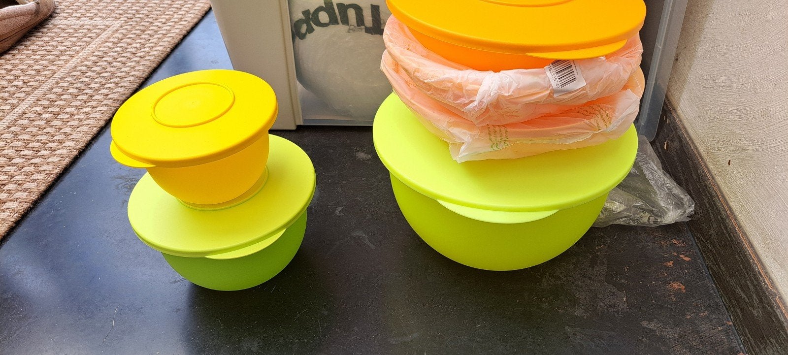 Nieuwe Trendy Tupperware Kommen Set - Diverse Maten, Overige kleuren, Met deksel, Nieuw, Ophalen of Verzenden