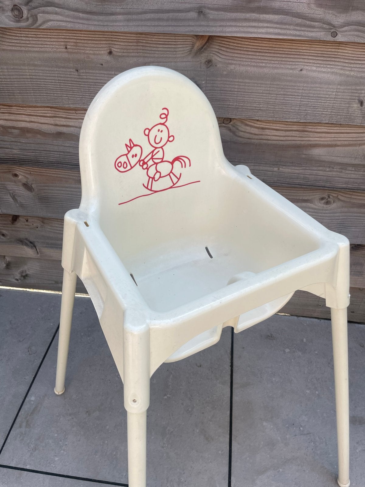 Ikea kinderstoel met opdruk, Ophalen, Gebruikt, Overige typen