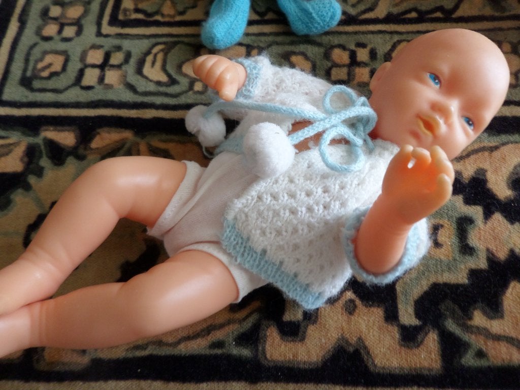 oud popje meisje Furga Italy 22 cm, + 1, Ophalen of Verzenden, Gebruikt, Pop