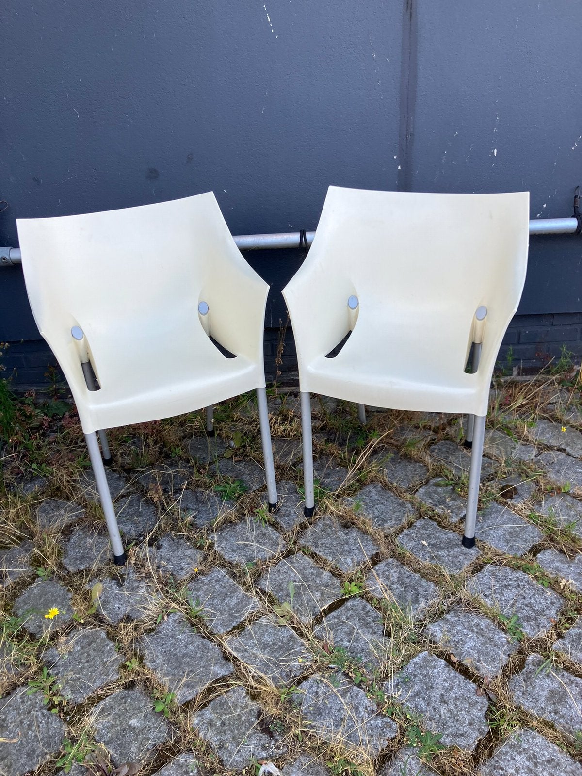 2 Phillipe Starck. Voor Kartell design stoelen, Kunststof, Twee, Wit, Ophalen of Verzenden