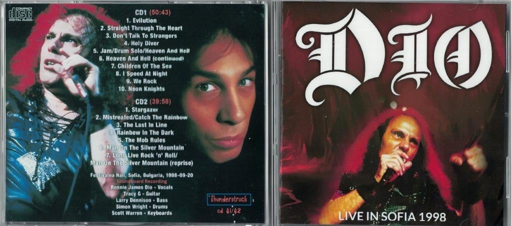 Dio - Live in Sofia 1998  2-cd import, Ophalen of Verzenden, Nieuw in verpakking