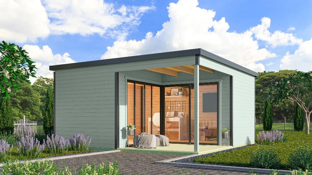 NIEUW Blokhut 44mm: Domeo 6 Loggia Set, Verzenden, Nieuw