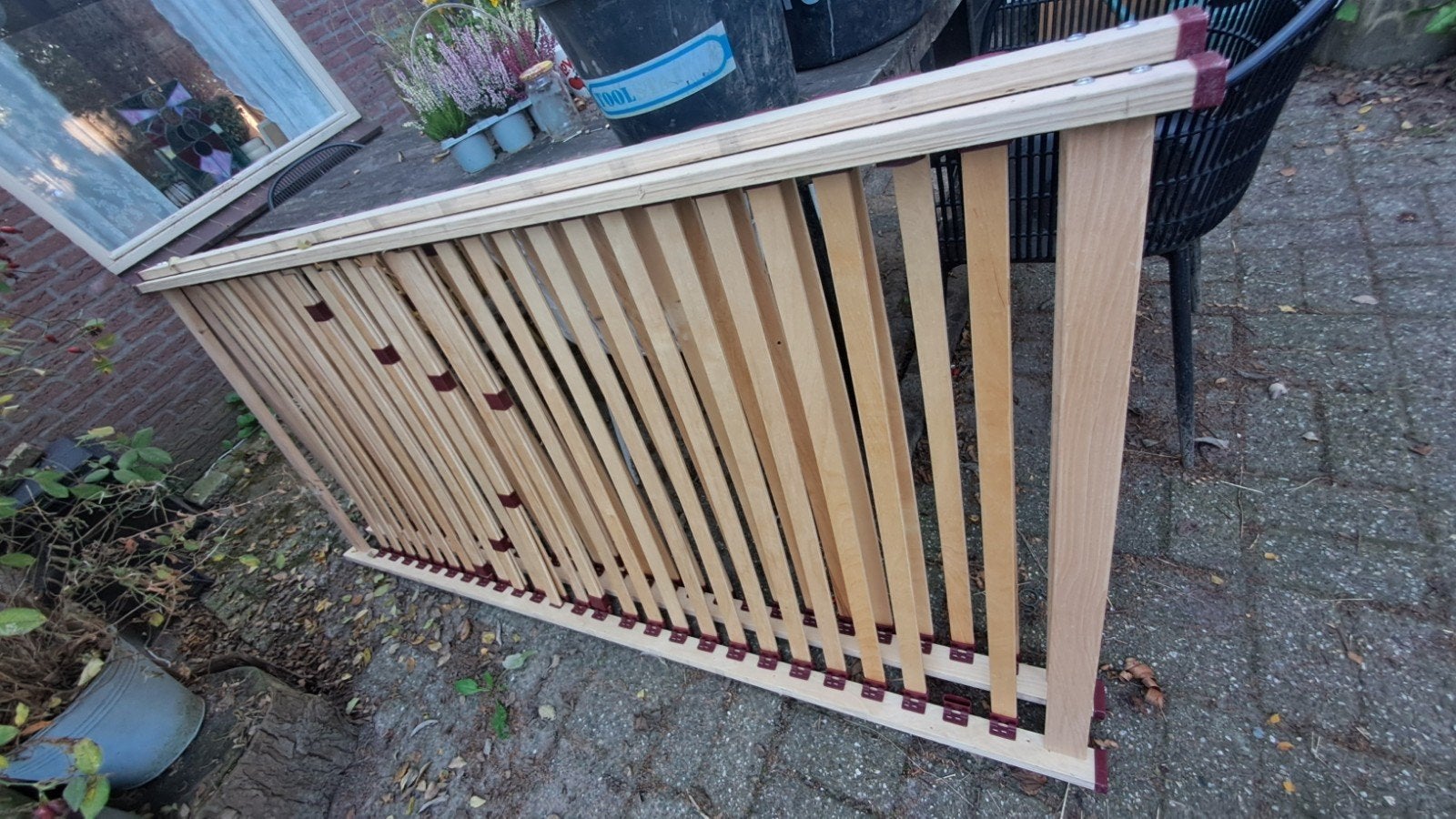 2x lattenbodem 90x200, Ophalen, Gebruikt, 90 cm, Eenpersoons