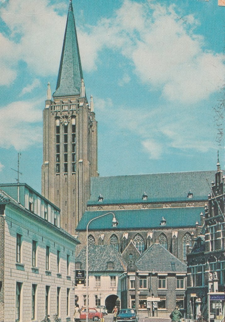 VENRAY Dekenale Kerk met Daf en Citroën 2 CV, Verzenden, 1960 tot 1980, Gelopen, Limburg