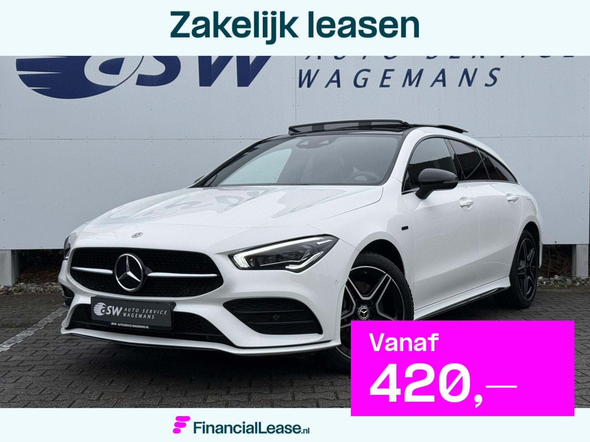 Mercedes-Benz CLA Shooting Brake 250 e Business Solution AMG, Gebruikt, 4 cilinders, Met garantie (alle), 1650 kg