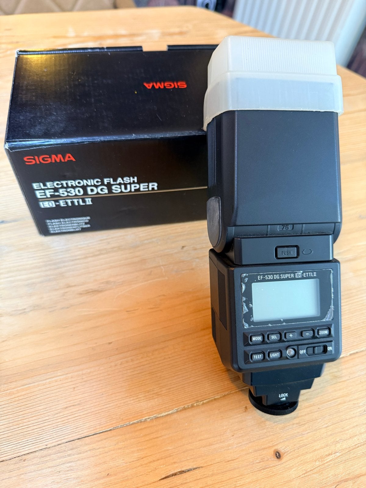 Sigma EF-530 DG Super flitser voor Canon, Draaibaar, Sigma, Externe flitser, Ophalen of Verzenden
