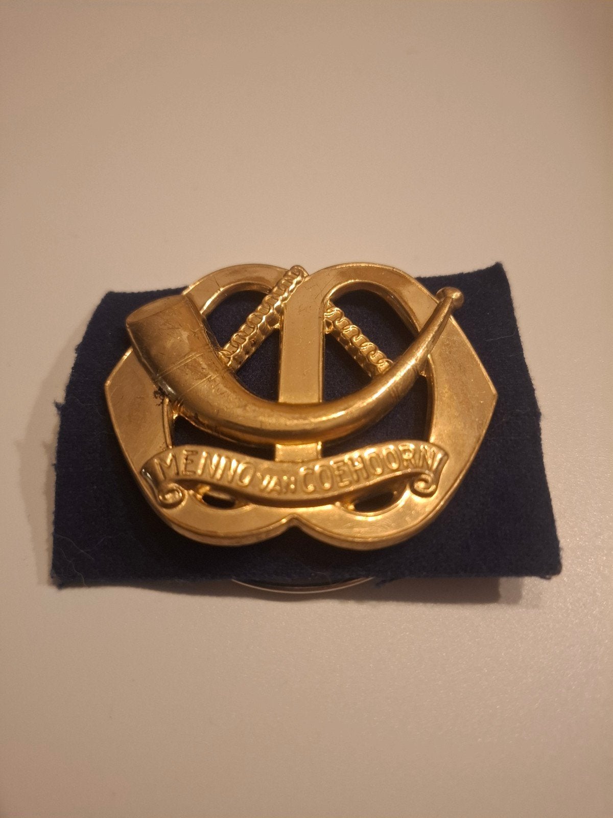 Militair embleem Menno van Coehoorn, Ophalen of Verzenden, Gebruikt