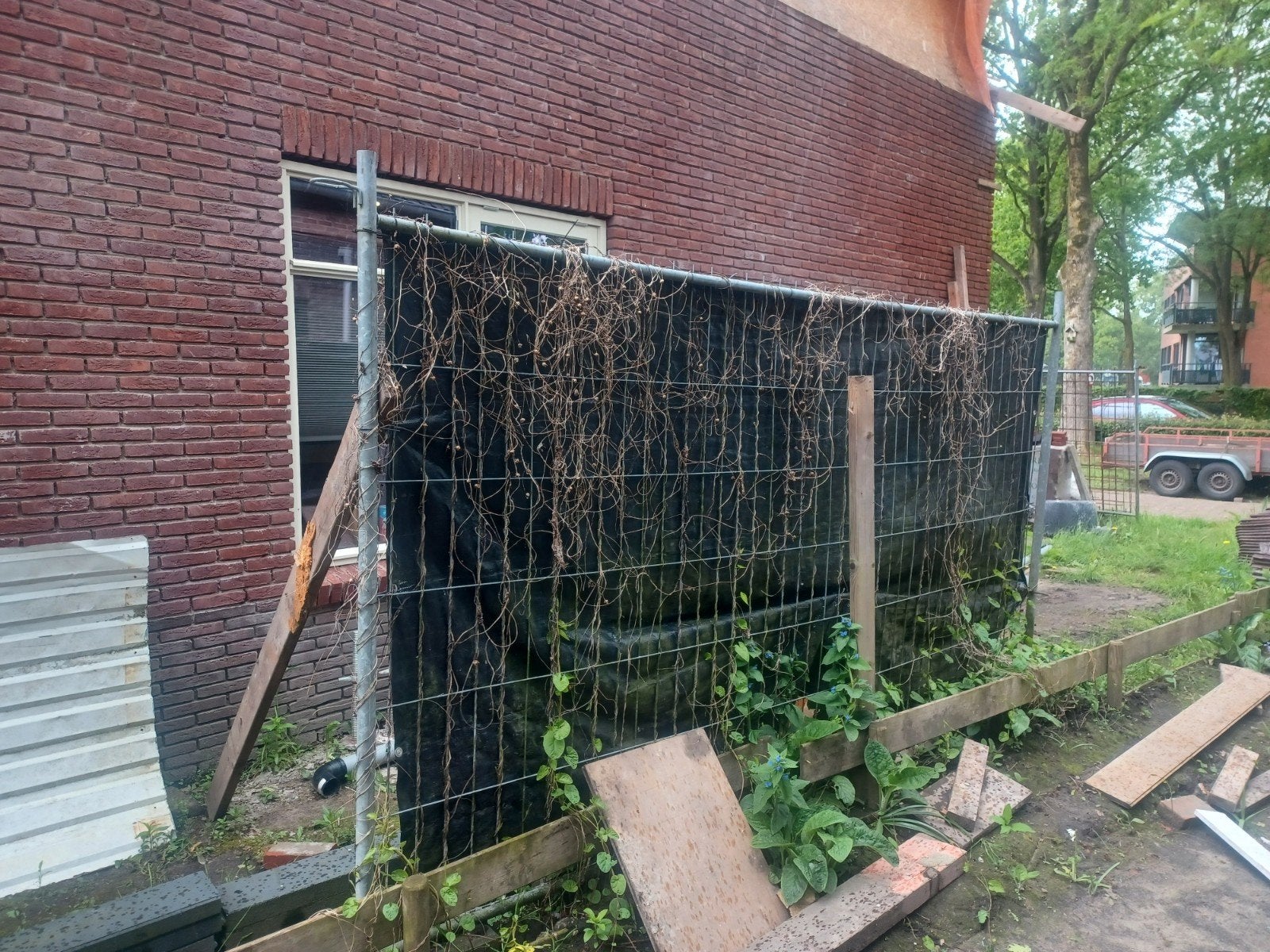 2 stuks bouwenhek, Ophalen of Verzenden, IJzer