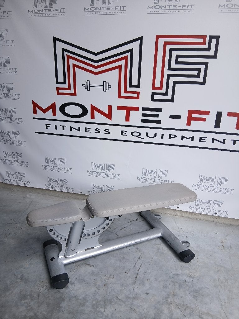 Gym80 - Verstelbare fitnessbank - Adjustable bench -, Ophalen, Gebruikt, Armen, Fitnessbank