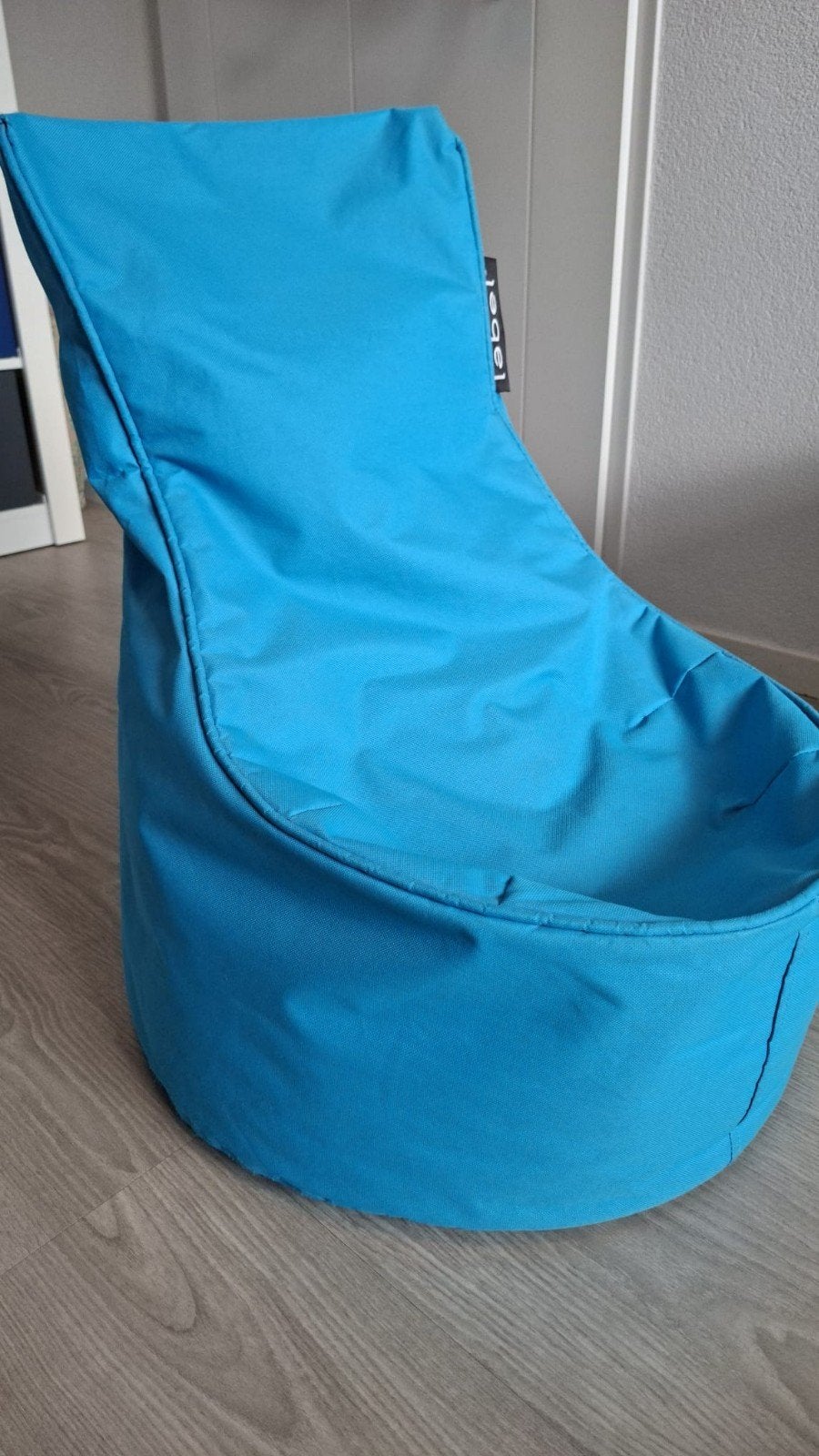 Zitzak blauw voor kinderen, Huis en Inrichting, Zitzakken, Ophalen, Zo goed als nieuw, Blauw, Zitzakstoel