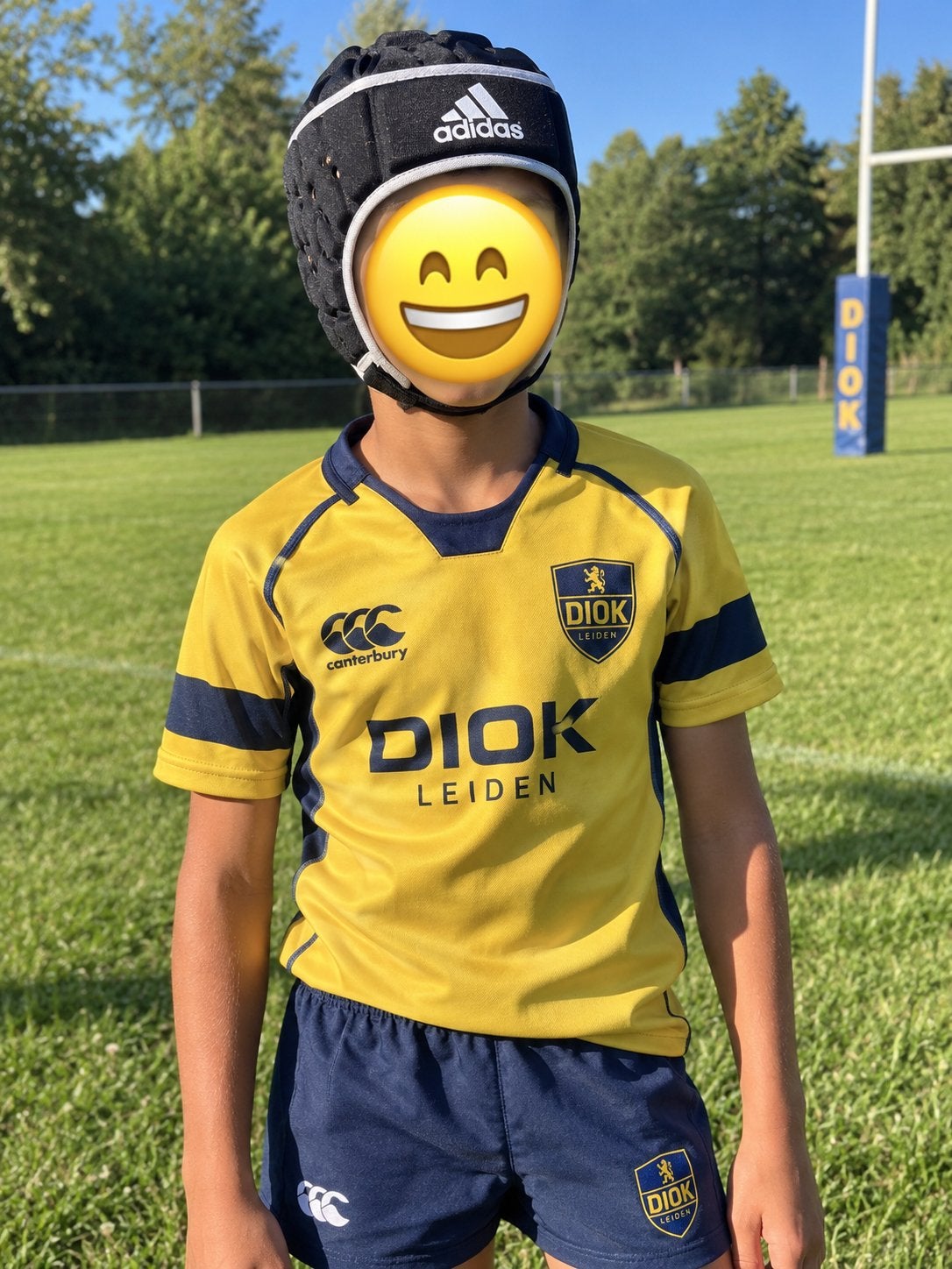 Adidas rugby scrum cap / hoofdbeschermer, Sport en Fitness, Rugby, Ophalen of Verzenden, Zo goed als nieuw, Kleding