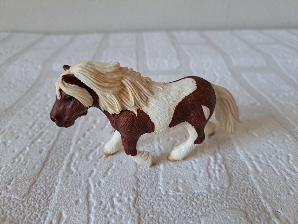 Shetland pony Schleich 13297 paard boerderijdier, Ophalen of Verzenden, Gebruikt, Paard, Beeldje of Figuurtje