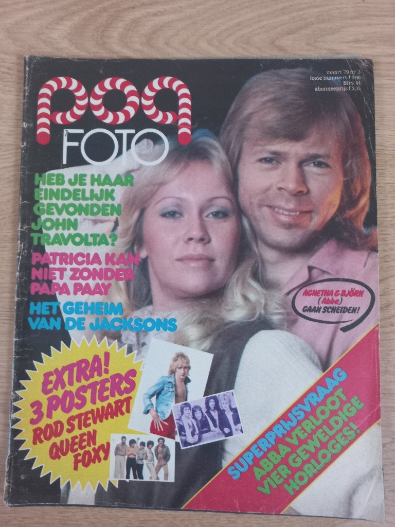 Popfoto 1979 ABBA, Verzamelen, Ophalen of Verzenden, 1960 tot 1980, Tijdschrift