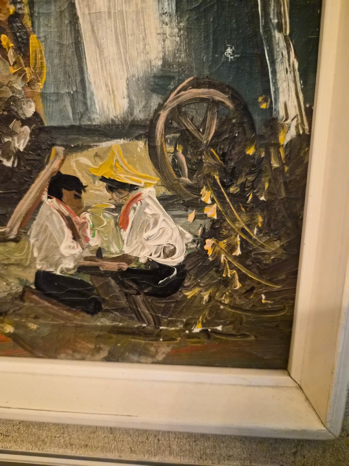 Zigeuner  kamp, Antiek en Kunst, Ophalen of Verzenden