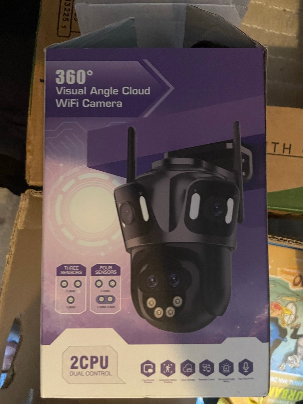 360 Visual Angle Cloud WiFi Camera - Beveiligingscamera, Ophalen of Verzenden, Nieuw, Buitencamera