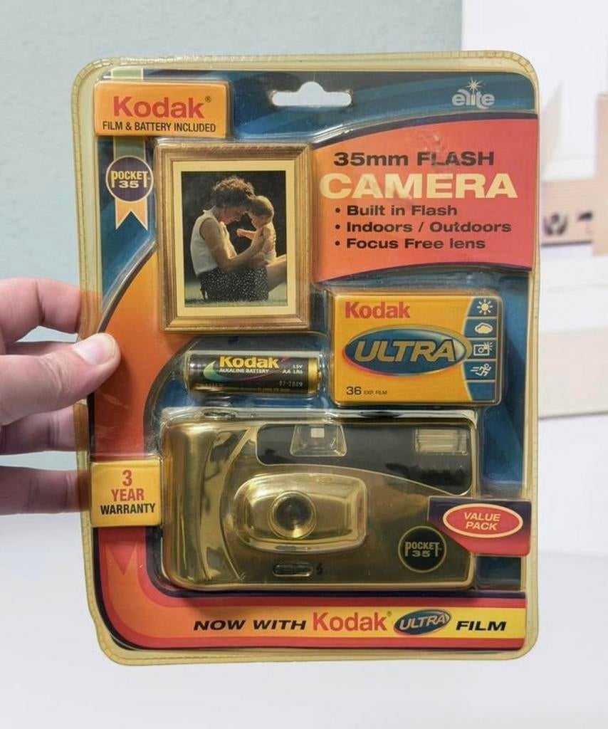 Kodak 35mm Flash Camera – Vintage 2001 – Nieuw & Sealed !, Compact, Nieuw, Ophalen of Verzenden, H
