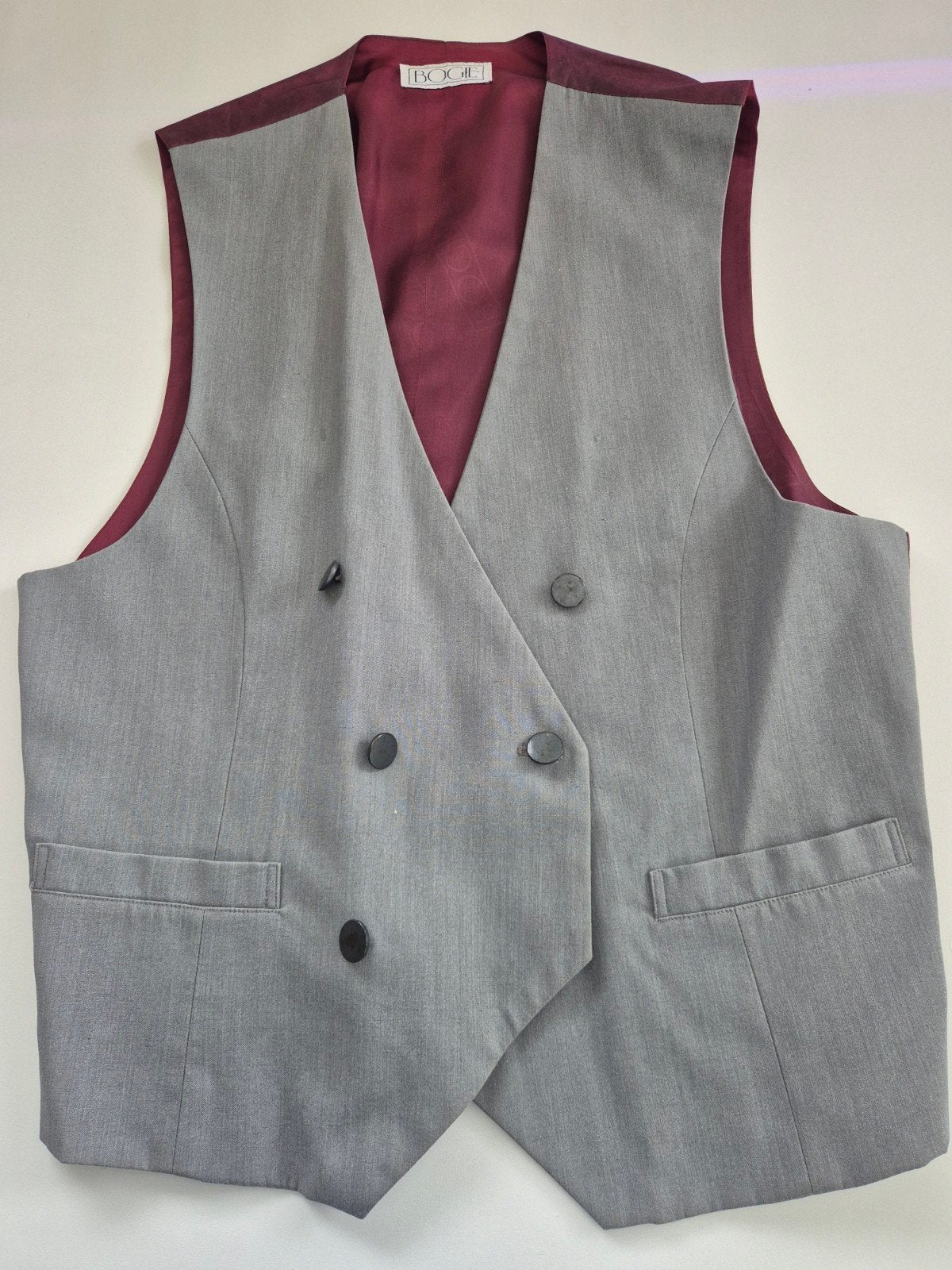 Stijlvol Grijs Gilet van Bogie - Maat M/50, Ophalen of Verzenden, Zo goed als nieuw, Bogie