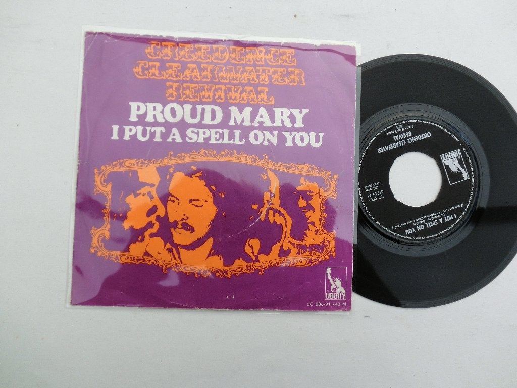 CCR  Proud mary, Ophalen of Verzenden, Gebruikt, 7 inch, Pop