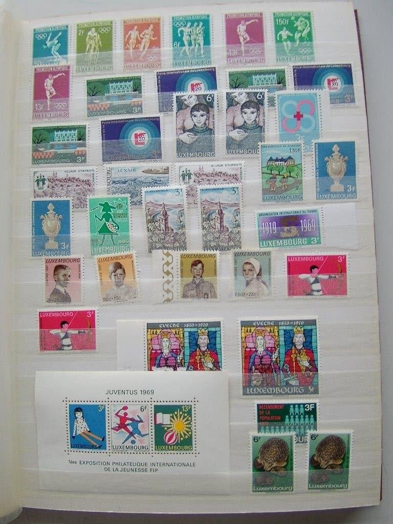 Stockboek Luxemburg, Postzegels en Munten, Ophalen of Verzenden, Buitenland