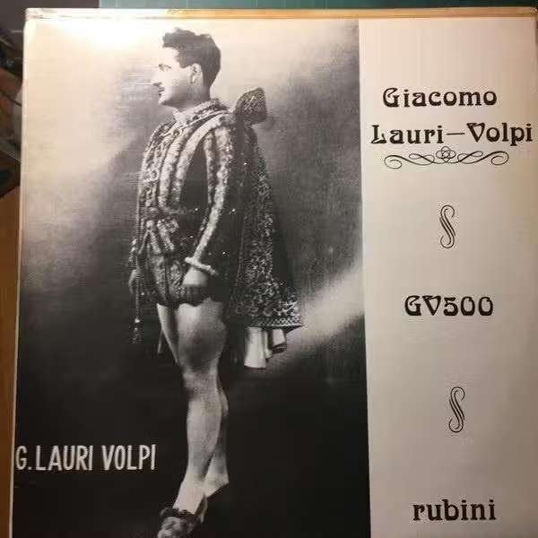 LP Giacomo Lauri-Volpi - The Rubini Collection GV.500 Vinyl, LP, Overige componisten, Opera of Operette, Ophalen of Verzenden