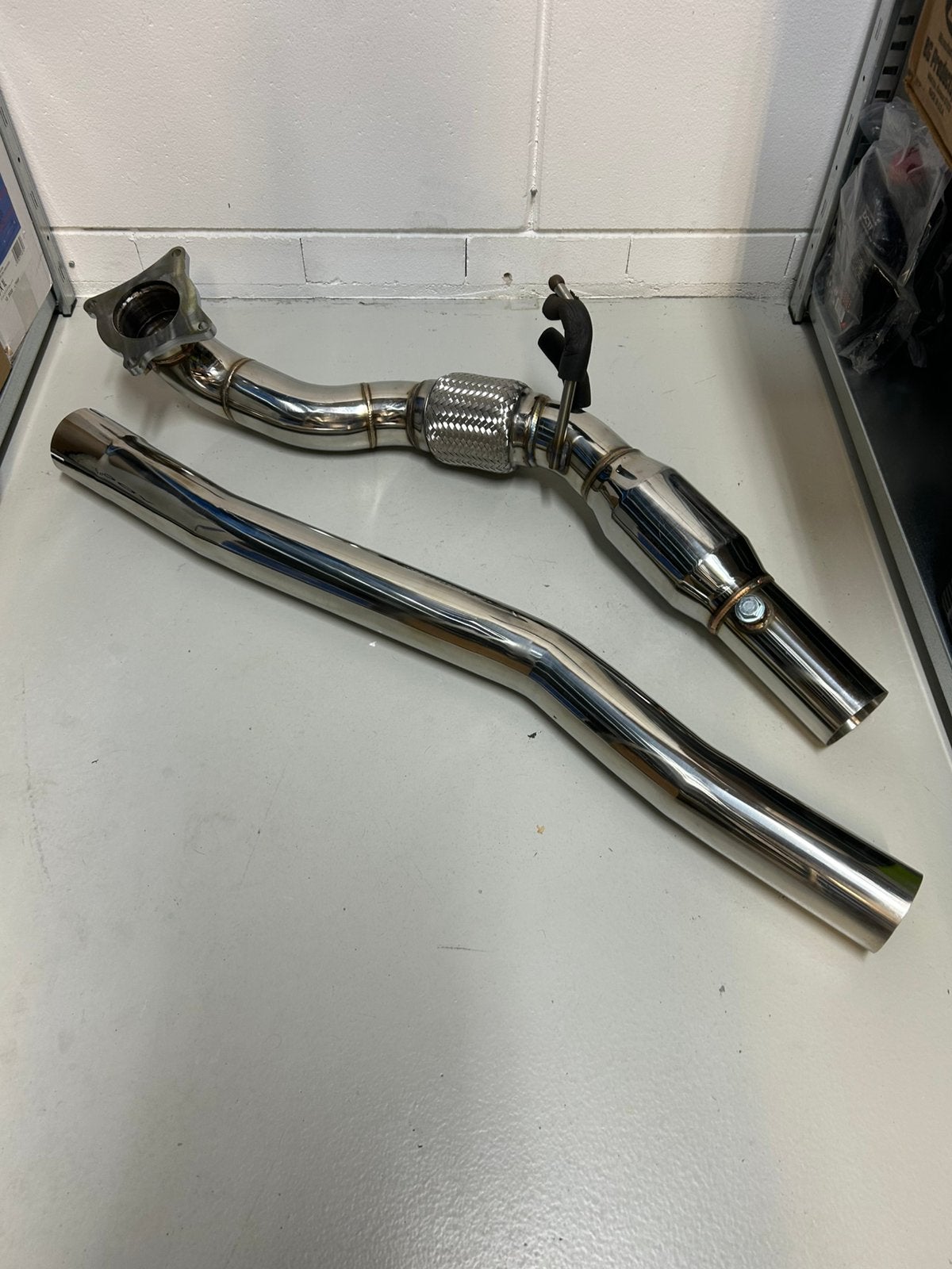 3” RVS Downpipe Golf 6 R, Ophalen of Verzenden