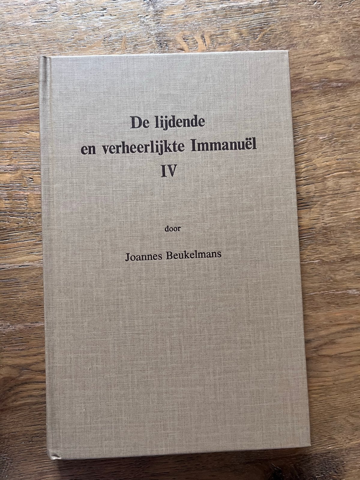 De lijdende en verheerlijkte Immanuël IV - Johannes Beukelma, Boeken, Ophalen of Verzenden, Gelezen, Christendom | Protestants