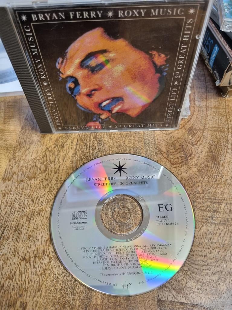 Cd Bryan Ferry / Roxy Music – Street Life - 20 Great Hits, Ophalen of Verzenden, Gebruikt, Poprock