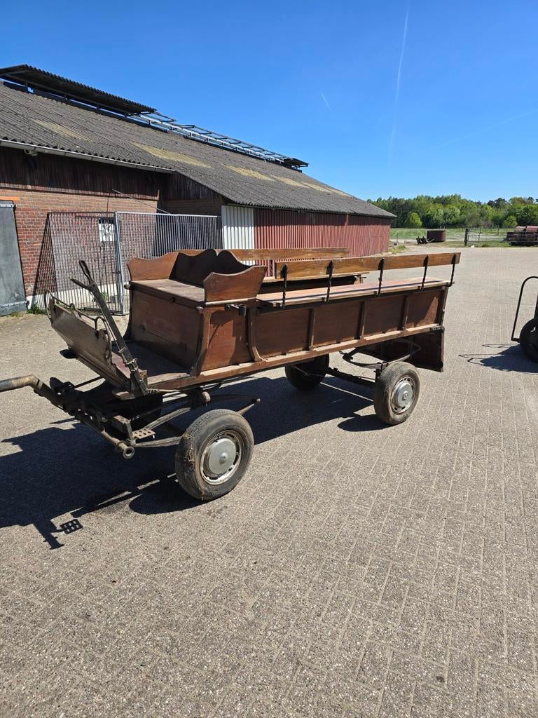 Huifkar, kinderkar,  kerkprik wagen, Gebruikt, Paard of Pony