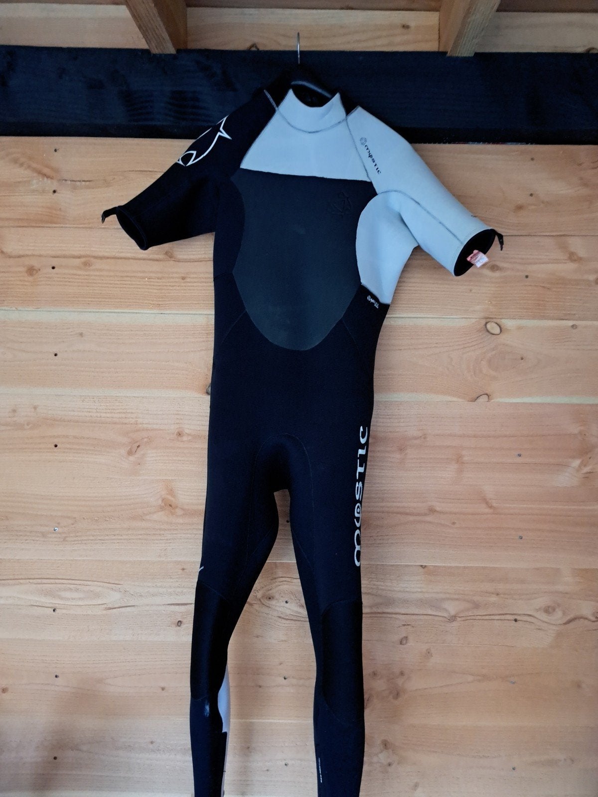 Mystic Shortarm Crossfire 3/2 Wetsuit Maat L, Ophalen, Gebruikt, Overige typen