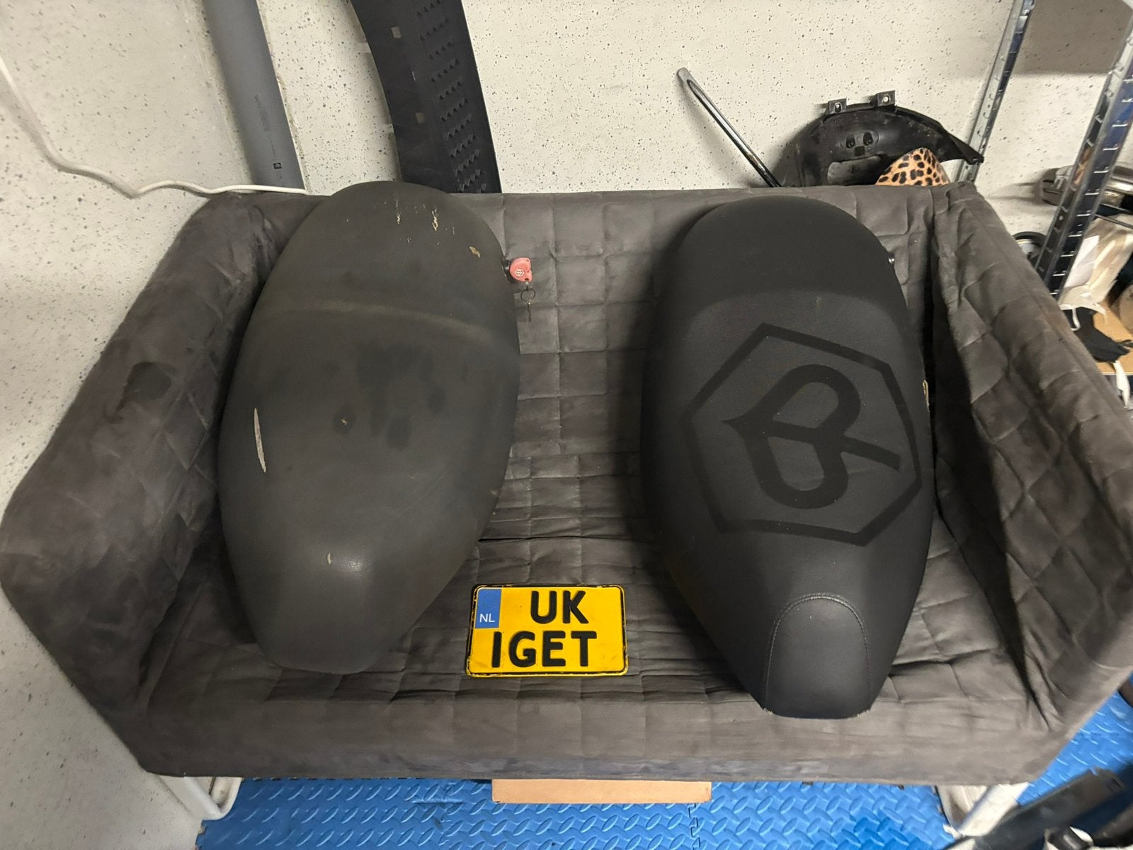 Piaggio zip zadels met buddy, Ophalen, Gebruikt, Zadel, Piaggio