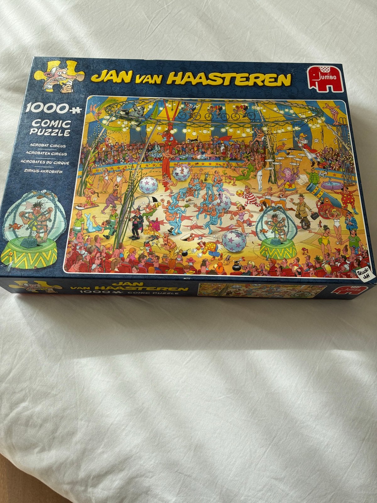 Jan van Haasteren 1000 stukjes - Acrobat Circus, Ophalen, 500 t/m 1500 stukjes, Zo goed als nieuw, Legpuzzel