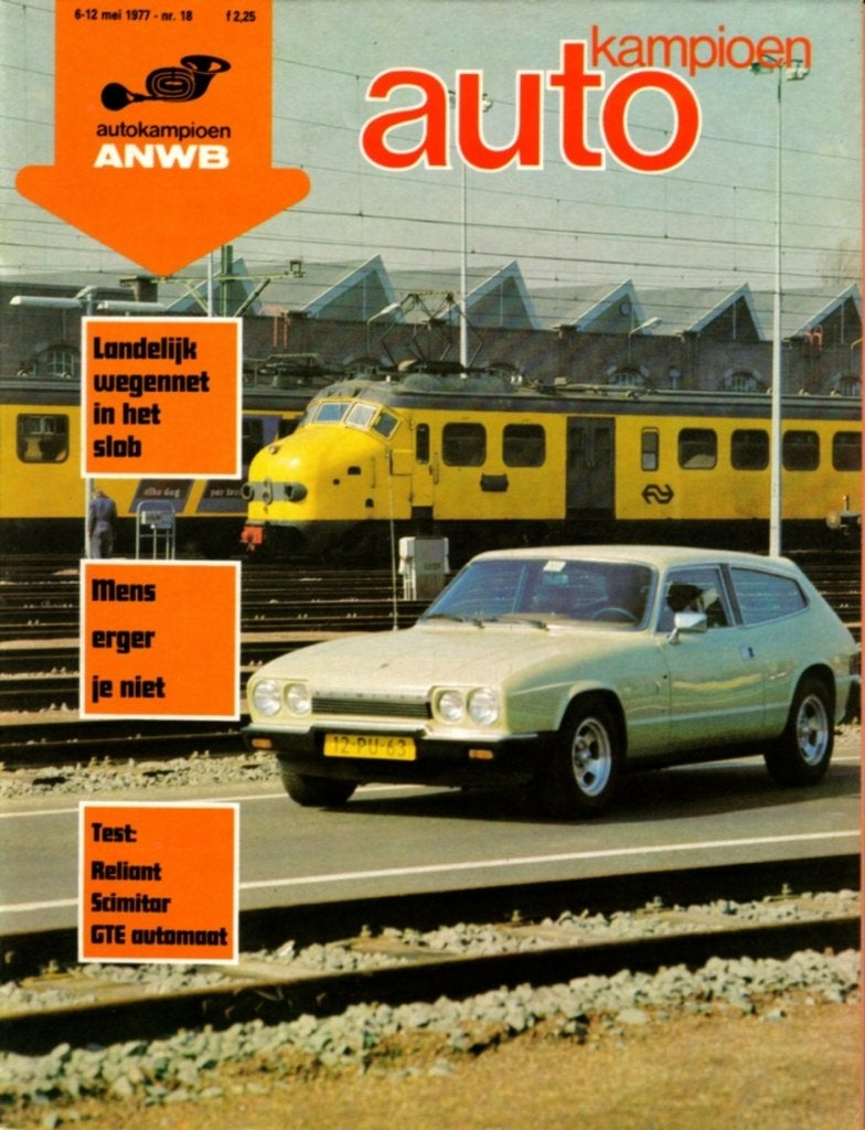 Autokampioen test Reliant Scimitar GTE Automaat 1977, Ophalen of Verzenden, Gelezen, Overige merken