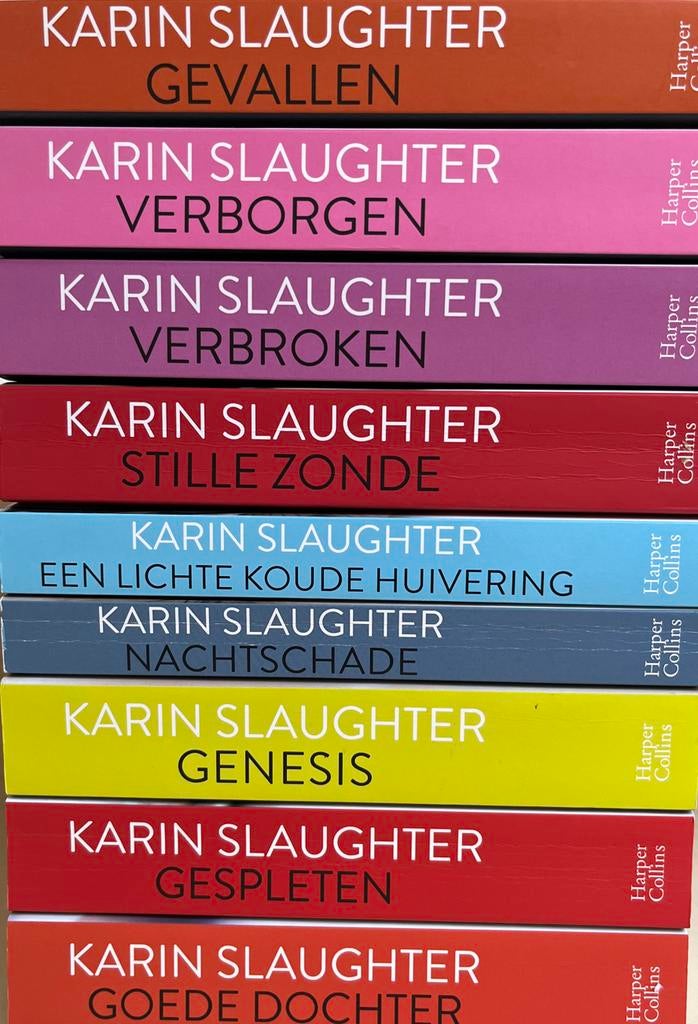 9x Karin Slaughter, nieuw en als nieuw, Boeken, Thrillers, Ophalen of Verzenden, Zo goed als nieuw, Nederland