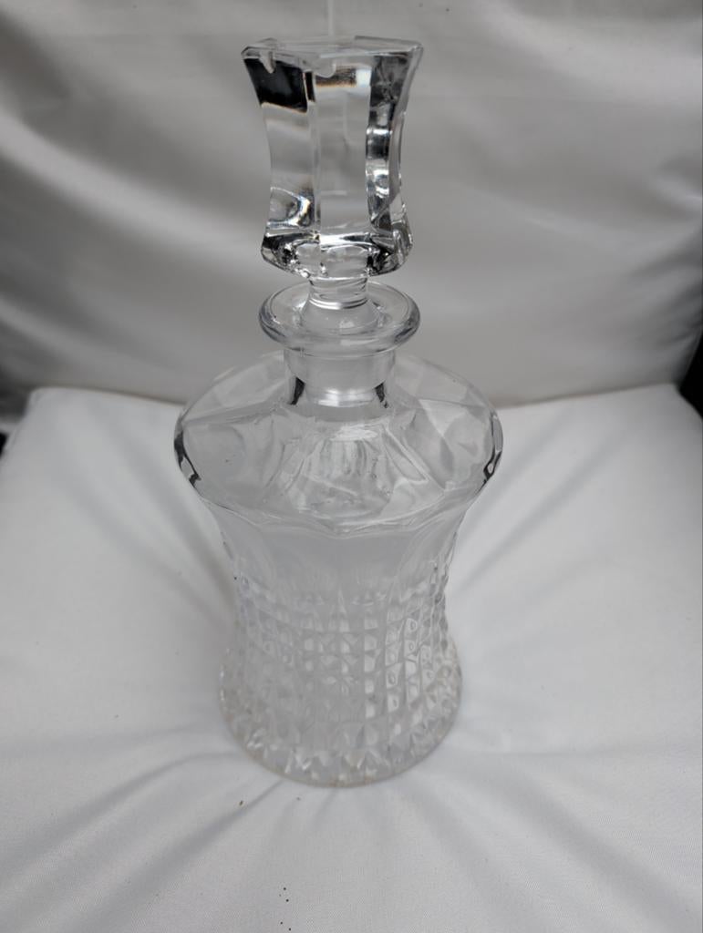Decoratieve Glazen Karaf met Stop, Ophalen of Verzenden