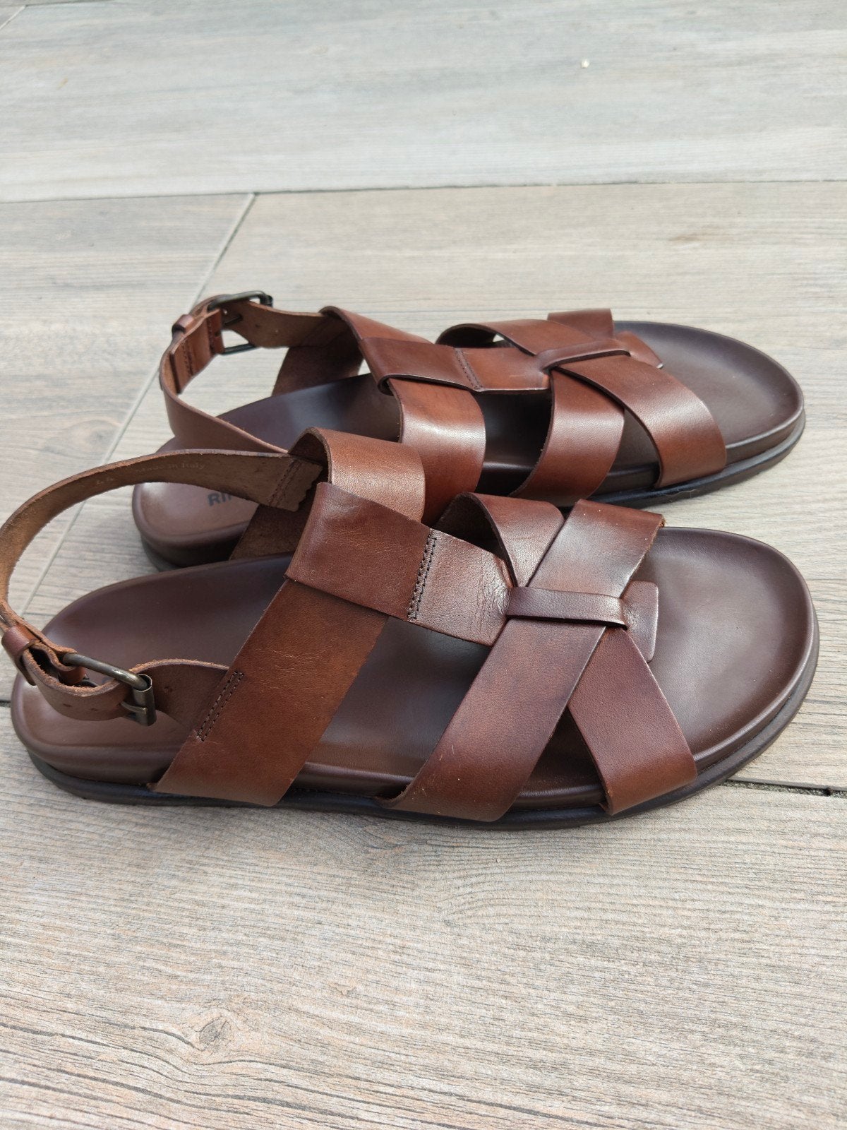 Heren sandalen leer maat 44  Ripa Del Sole, Kleding | Heren, Schoenen, Sandalen, Bruin, Nieuw, Ophalen of Verzenden