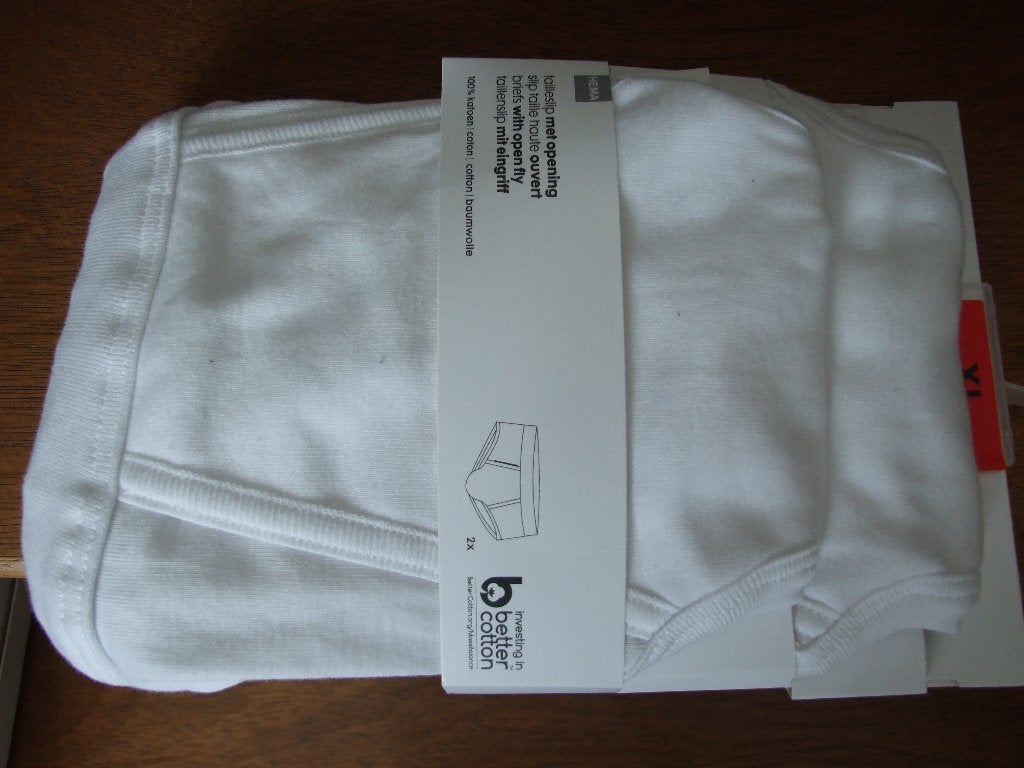 Hema slips met gulp wit nieuw in verpakking XL, Ophalen of Verzenden, Wit, Hema, Slip